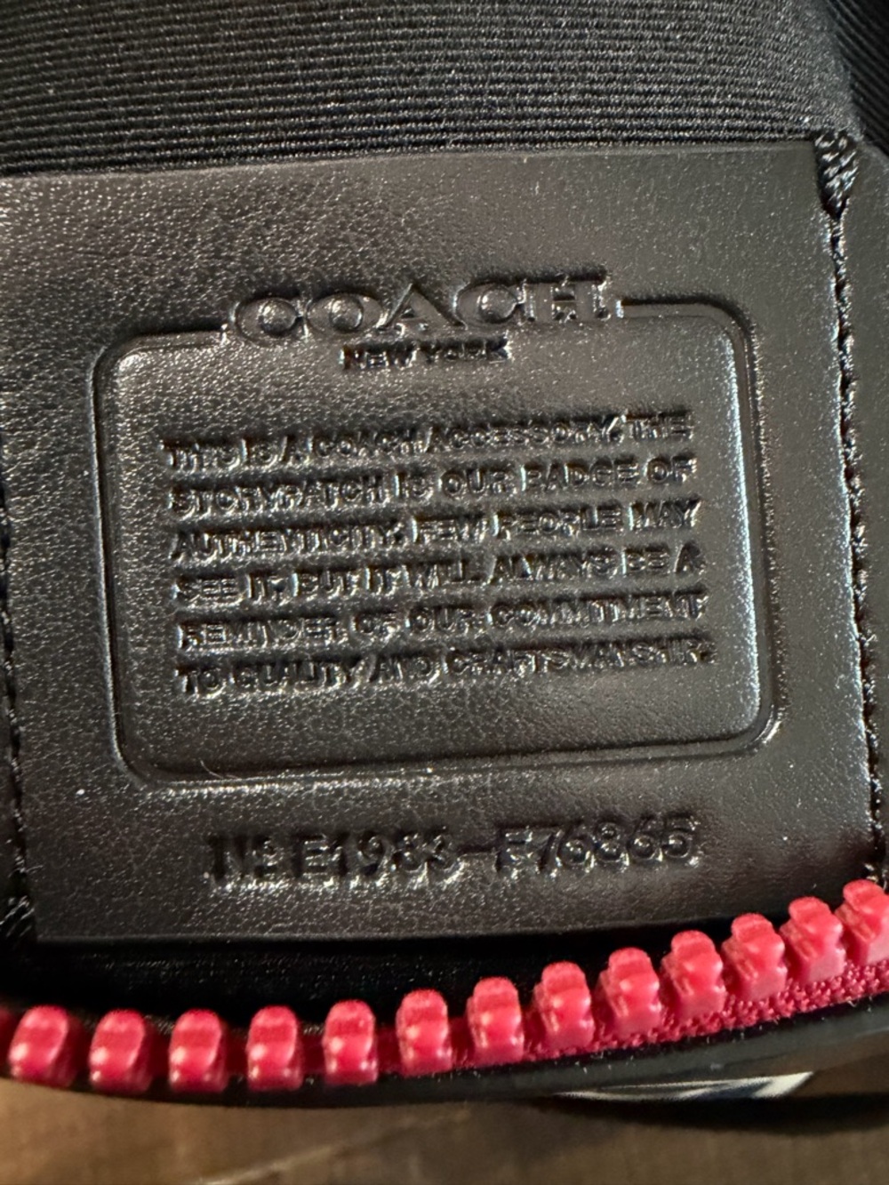 Coach Rainbow Horse and Carriage Large Pouch (NWT) - Picture 9 of 11